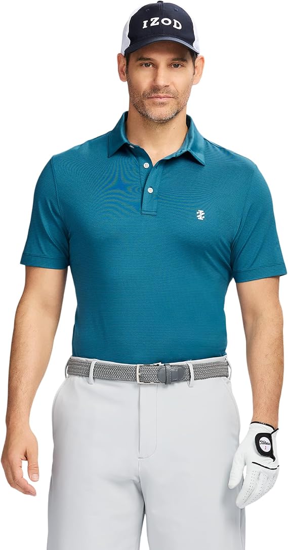 Izod Men's Swingflex Performance Mesh Polo