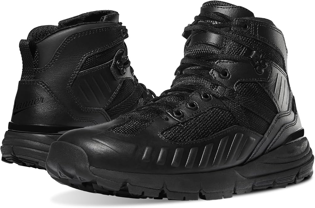 Danner FullBore 4.5" Waterproof Tactical Boots for Men - Full-Grain Leather & Mesh, with Shock-Absorbing Midsole & Slip-Resistant Outsole
