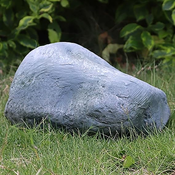 Faux Rock Cover, Faux Rocks for Landscaping, Outdoor Fake Rock Cover, Natural Look for Concealing Cables and Equipment, Lightweight Decorative Landscape Cover13x8.6x7.4in33x22x19cm