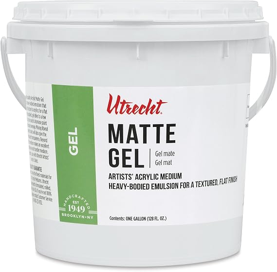 Utrecht Acrylic Medium - Gel Matte Medium, Gallon