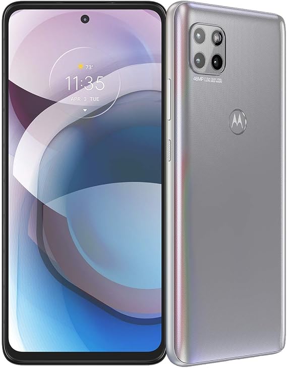 Motorola One 5G Ace | 2021 | 2-Day Battery | Unlocked | Made for US 6/128GB | 48MP Camera | Hazy Silver