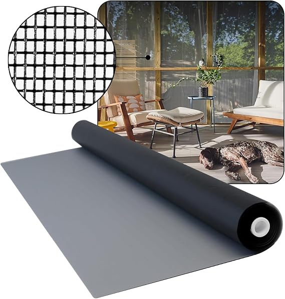 DOCAZOO Window Screen Mesh 72 in x 100 Ft