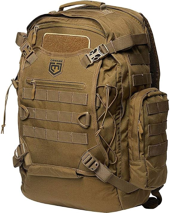 Cannae Pro Gear Phalanx Full Size Duty Pack With Helmet Carry Backpack Molle Webbing