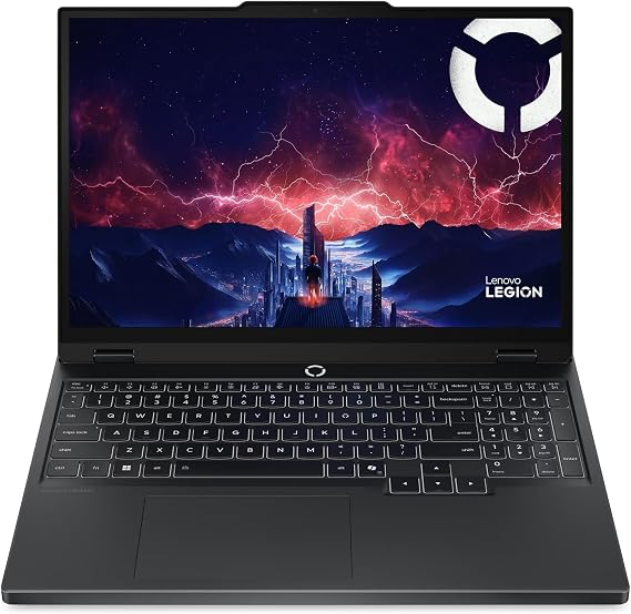 Lenovo Legion 5 Gen 10 15.1" Gaming Laptop with AMD Ryzen 7 260 Processor, NVIDIA GeForce RTX 5060, WQXGA OLED 500nits Non-Touch Display, 16GB RAM, 1TB SSD, 24zone RGB Backlit KYB, and Win 11 Home