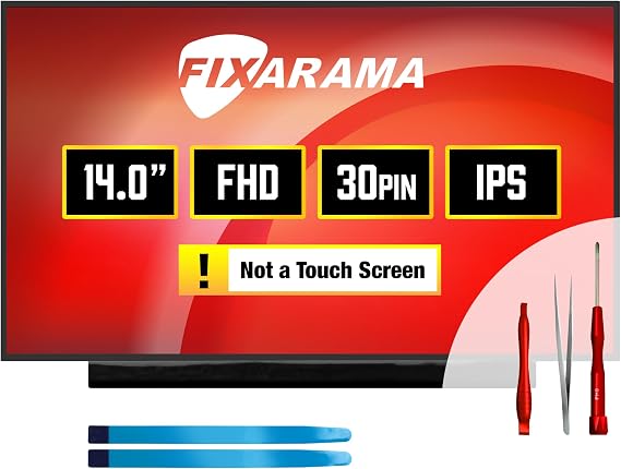 Screen Replacement for Acer Aspire A514-54-501Z Grade A+ | FHD 1920x1080 Glossy IPS 30pin Non-Touch 14.0" LED LCD Display with Tools Tape