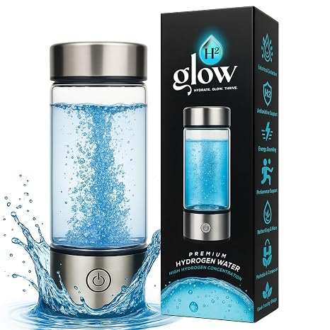 2026 Newly Updated Hydrogen Water Bottle Generator 4000 PPB 420ml Portable Hydrogen Water Ionizer with SPE/PEM Technology Hydrogen Water Machine High Hydrogen Concentration