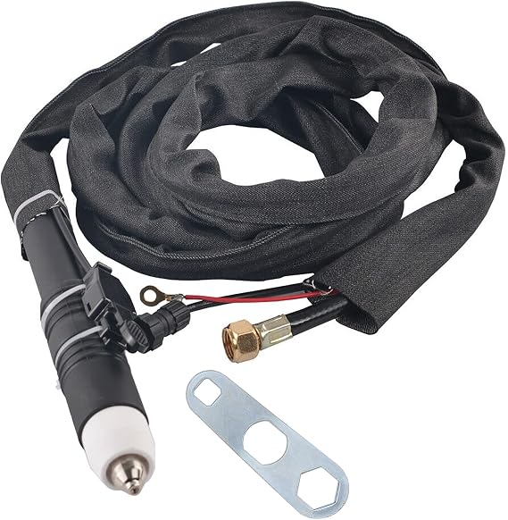 P80 Plasma Cutter Torch Completed Pilot Arc Plasma Cutting Machine Non-Touch Plasma Cutting Equipment P-80 Straight Head Gun Fit CUT50P PLC55P CUT60P PLC65P CT418P (3M 10ft)