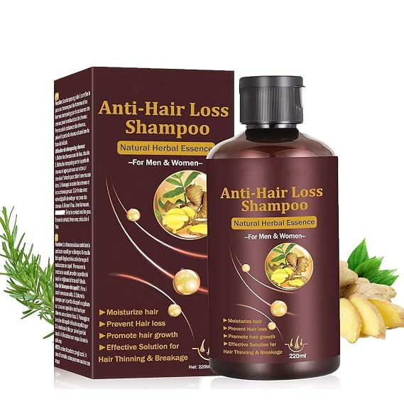 Hair Growth Shampoo - Anti-Thinning, Thickening Shampoo for Hair Loss & Grow Hair Fast for Men & Women, 220ML
