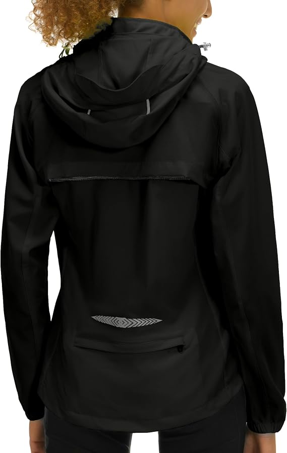 Little Donkey Andy Womens Packable Cycling Jacket Removable Sleeves & Hood | Sun Protection UPF 50+, 4-Way Stretch Quick Dry Fabric, Lightweight Wateproof rain jacket, Ideal for Cycling Golf Hiking