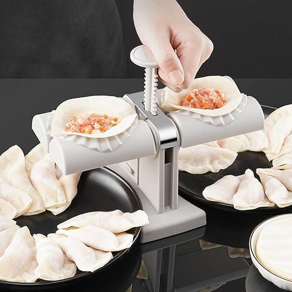 Household Double Head Automatic Dumpling Maker Mould
