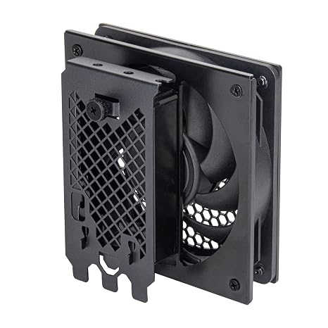 Silverstone Technology FDP02 External GPU Cooling Fan Adapter Bracket, SST-FDP02B