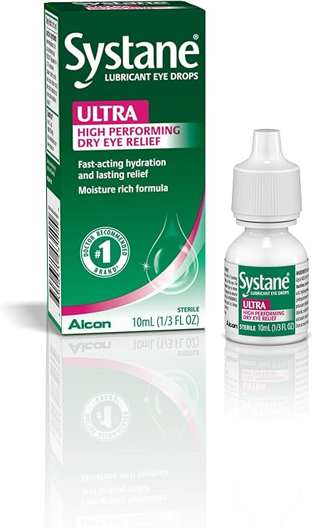 Systane Ultra Lubricant Eye Drops, 10-mL