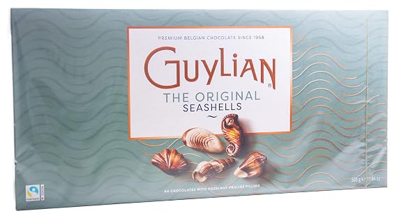 Chocolaterie Guylian Meeresfruchte Nuss-Nougat Geschenkpackung, 1er Pack (1 x 500 g)