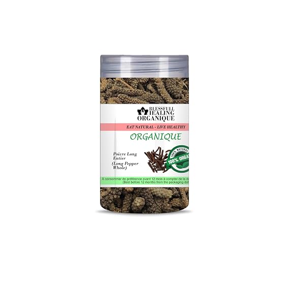 Blessfull Healing Organic Long Pepper Whole 200 Gram