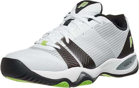 Prince T22.5 Men's Tennis Shoe (White/Green/Black) (Numeric_9_Point_5)