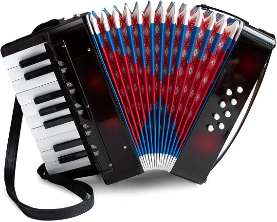 Gugxiom Kids Accordion with 17 Keys, Acordeones para Ninos