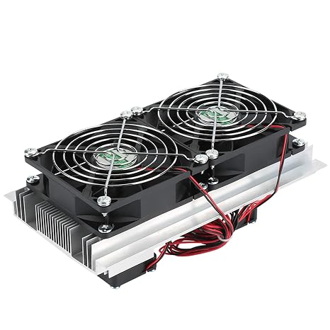 12V Compact Refrigeration Cooling Systems Semiconductor Thermoelectric Cooler Kit DIY Mini Air Conditioner Fridge for Plate Cooling 12A 12V DIY Refrigeration Cooling System