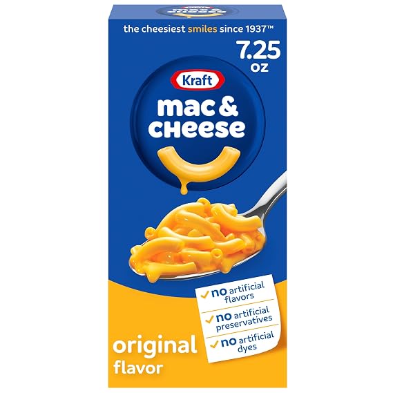 Kraft Mac and Cheese Dinner, Original Flavor, 7.25 oz