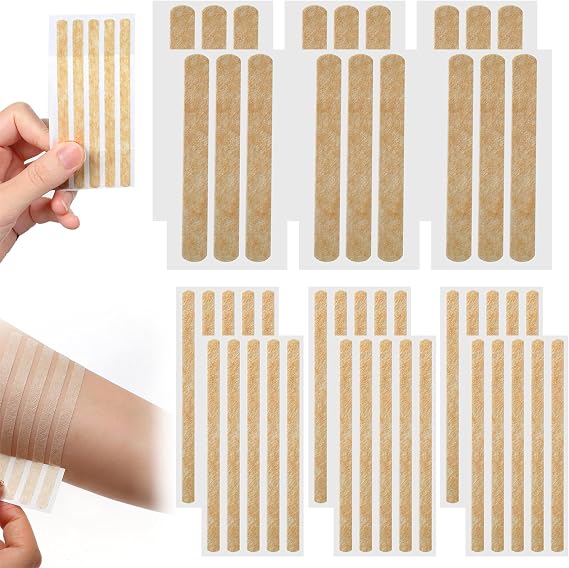 48 Strips Skin Closure 2 Sizes Adhesive Wound Closures Strips Breathable Strip for Closing Small Cuts Wounds