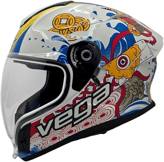 Vega AIR GPX Full face Helmet (Medium, Fortune)