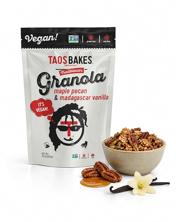 TAOS BAKES Maple Pecan Madagascar Vanilla Granola, 10OZ