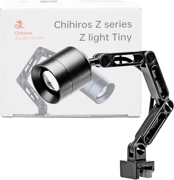 Chihiros Z Light - App Controlled Aquarium Spotlight, Dimmable Fish Tank Grow Light, Small LED for Planted Tanks - 2800-8000K Customizable Aquarium Light - Normal, Black