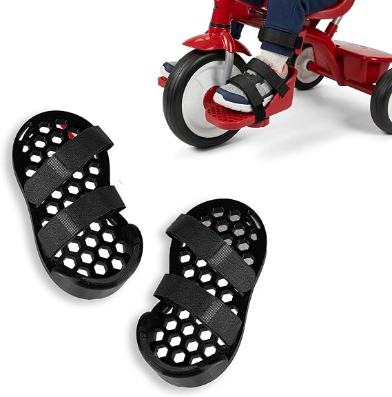 Adaptive Pedal Stabilizers, Adjustable Bike Pedals Support for Mobility Aid | Compatible with Radio Flyer/Schwinn Bike, Adjustable Foot Support Straps, Easy Install