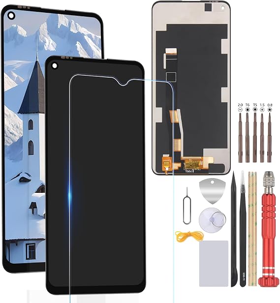 LCD Display for Motorola Moto G Stylus 5G 2021 6.8" Screen Replacement for Motorola XT2131 XT2131DL XT2131-1 XT31-3 XT2131-4 Touch Screen Digitizer Assembly with Tool Black
