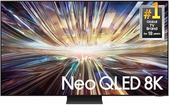 Samsung 65-Inch Class QLED 8K QN800D Series Mini LED, Neo Quantum HDR Smart TV w/Dolby Atmos, Object Tracking Sound+, AI Motion Enhancer, Real Depth Enhancer Pro, Alexa Built-in (QN65QN800D, 2024)