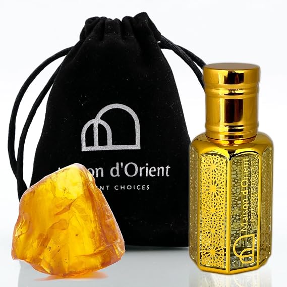 Amber Embrace Perfume Oil 12 mL Luxurious Oriental Amberwood Patchouli Cedar. Alcohol Free Long Lasting Unisex Oil, Compliment Magnet