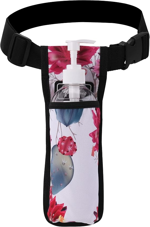 Massage Bottle Bag Massage Therapist Holster Massage Lotion Holster Massage Oil Holster(9d1KD-Hua)