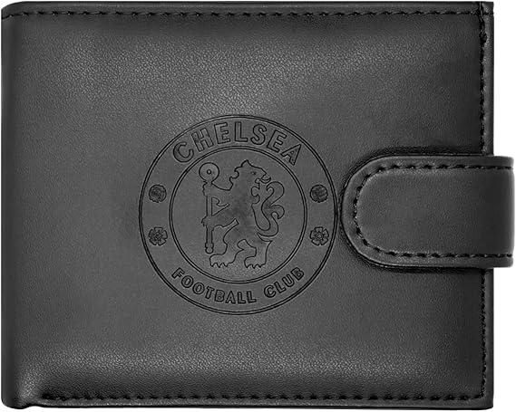 Chelsea Official Leather Wallet Embossed Crest Gift Boxed