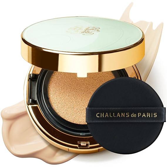 [CHALLANS de PARIS] Cushion de Lunar Excellence Cushion Foundation 23 Medium Beige | Long-Wear, Buildable Coverage, Lightweight Airy Fit, Hydrating Glow