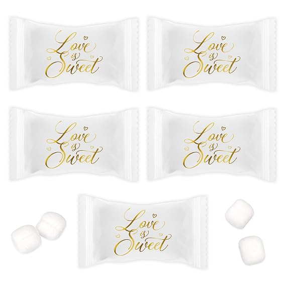 Wedding Buttermints Individually Wrapped Mint Candy