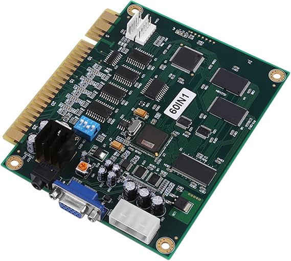 Multicade P 60in1 Classic Video Game Game Board PCB Board for CGA VGA Output