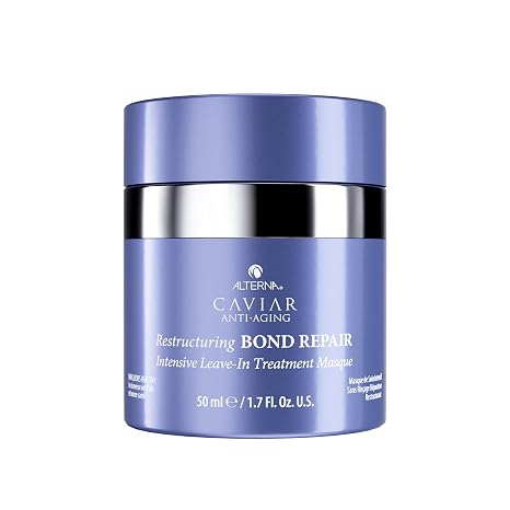 Alterna Haircare CAVIAR Anti-Aging Restructuring Bond Repair Intensive Leave-In Treatment Masque 1.7oz | Repairs, Strengthens and Protects Damaged Hair