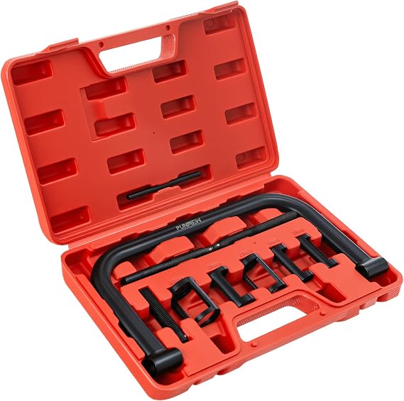 Valve Spring Compressor 10pcs Valve Spring Removal Tool for Motorcycle, ATV, Car, Small Engine Vehicle Equipment
