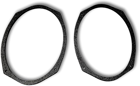 1 Pair - 6"x9" 6x9 Speaker Depth Spacers/Extension Rings/Extender/Stackable - SPKBRK012 (1" Thick)