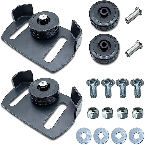 490-241-0038 Snow Blower Rolling Skid Shoes Compatible with Most 2-Stage and 3-Stage Snow Thrower Snowblowers -(2 Pack)