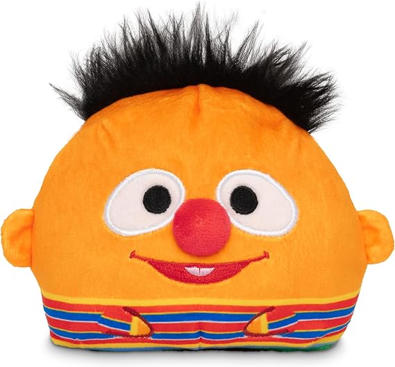 TeeTurtle Reversible Bert and Ernie Sesame Street 4 Inch Plushie