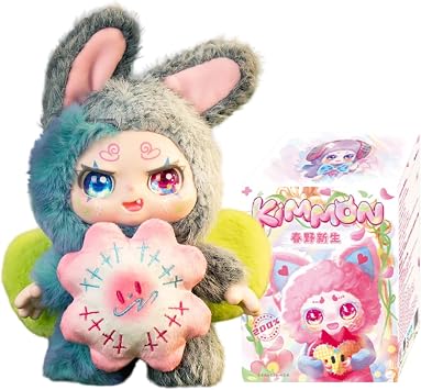 CALEMBOU Plush Blind Box, Kawaii Kimmon Kasuno New Life Series Stuffed Blind Box Doll, Kawaii Mystery Vinyl Plush Toys Collectible for Birthday Gift (Kimmon Kasuno New Life 1pc)
