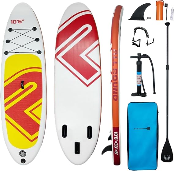 Inflatable Stand Up Paddle Board, 106x 33x6 Stand Up Paddleboard with Premium Accessories, Non-Slip Comfort Deck Paddle Board for Adults & Youth