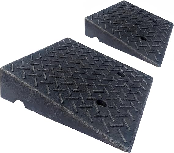 Container Modification World - Light Duty Rubber Ramps for Shipping Containers/Sea Cans - 2 Pack