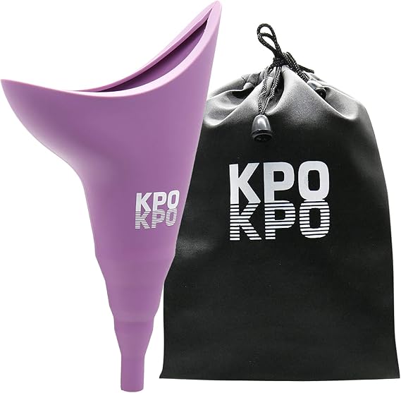 Female Urinal, Female Urination Device, Reusable Silicone Female Urinal, Portable Urinal Allows Women to Pee Standing Up, Pee Funnel for Outdoor, Inconvenient Mobility, Activities, Campin