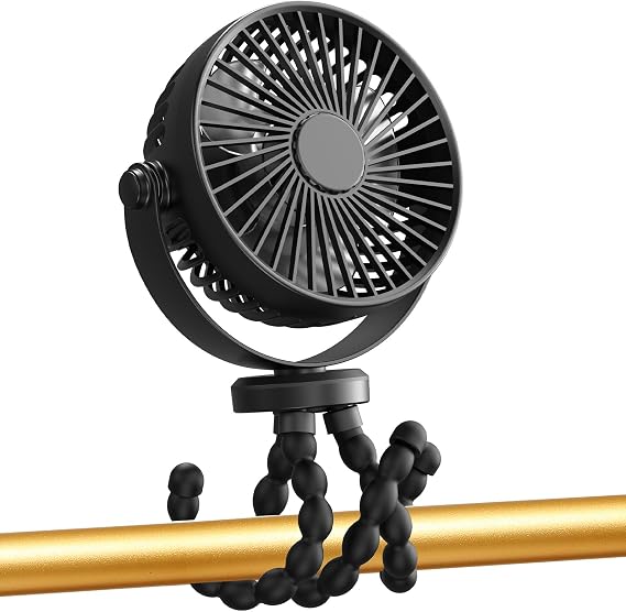 snawowo Mini Handheld Personal Portable Fan, Baby Stroller Fan