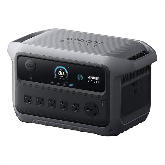 Anker SOLIX C2000 Gen 2 Portable Power Station, 2,048Wh, 2,400W, Camping