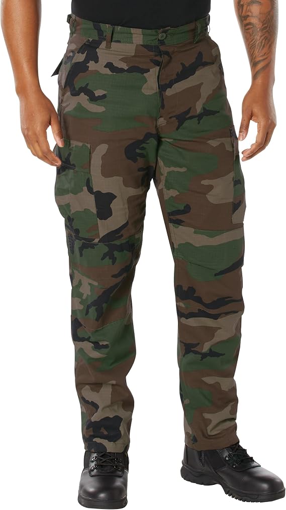 Rothco Rip-Stop BDU Cargo Pants - Durable and Versatile Outdoor Utility Wear