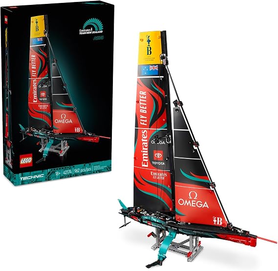 LEGO Technic Emirates Team New Zealand AC75 Model Kit - Building Set for Adults, Ages 18+ Gift for Men & Women - 42174