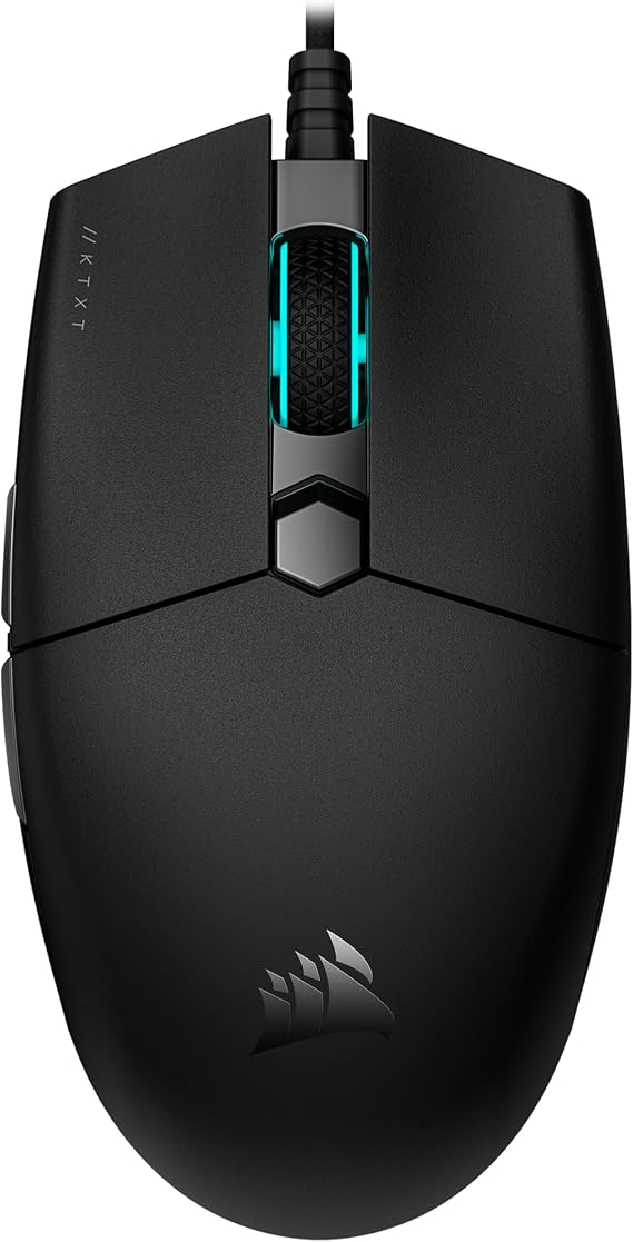 Corsair KATAR PRO XT Wired Ultra-Light FPS Gaming Mouse 18,000 DPI Symmetric Shape Quickstrike Buttons iCUE Compatible PC, Mac, PS5, PS4, Xbox Black