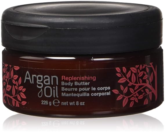 Argan Oil Body Butter Jar, 8 Ounce